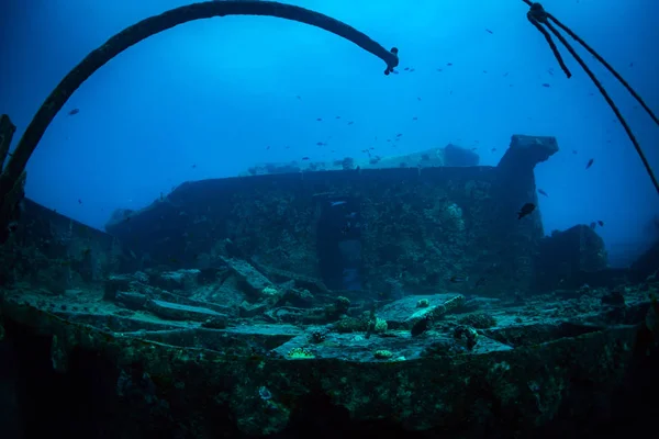 Britse Militair Vervoer Schip Gezonken Tijdens Rode Zee Egypte — Stockfoto