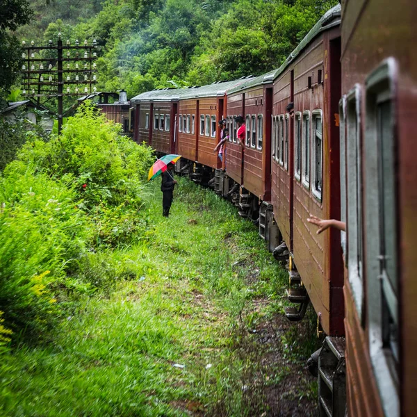 Nuwara Eliya Sri Lanka April Gamla Tåg April 2018 Nuwara — Stockfoto