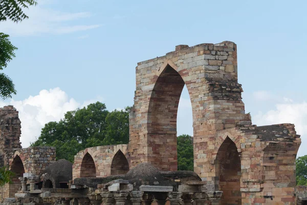 Qutub Minar Komplex Delhi — Stockfoto