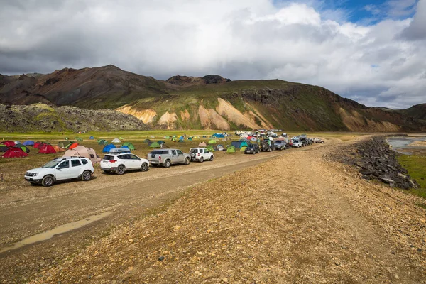 Viajar Para Islândia Através Dos Pontos Turísticos Lugares — Fotografia de Stock