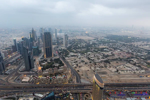 Dubai Egyesült Arab Emírségek Január Kilátás Burj Khalifa 2014 Január — Stock Fotó