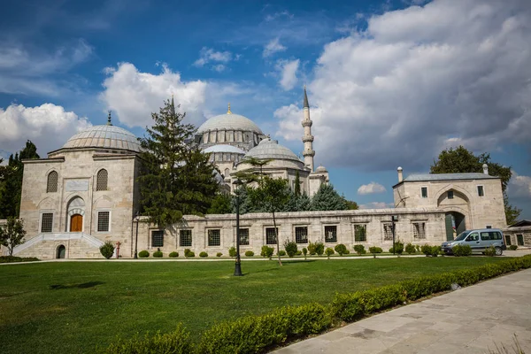 Turecká Mešita Istanbulu Jaro — Stock fotografie