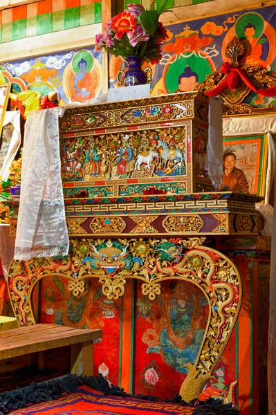 Гималайских Буддистах Гомпа — стоковое фото