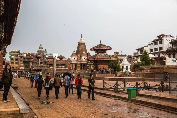 白天通过尼泊尔观光旅游 观赏南亚 — 图库照片