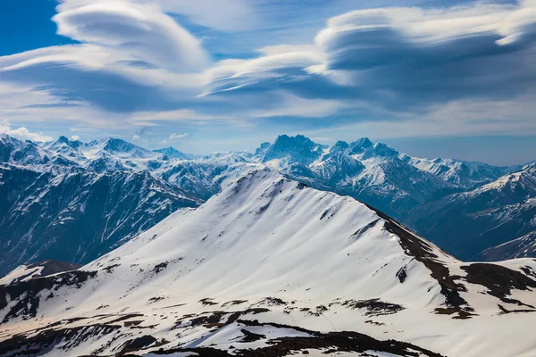 beautiful landscape in Georgia mountains near Kazbek