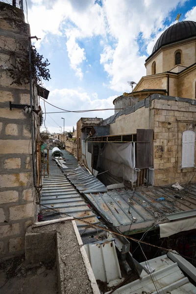 Γραφική Θέα Από Την Όμορφη Πόλη Της Ιερουσαλήμ Ισραήλ — Φωτογραφία Αρχείου