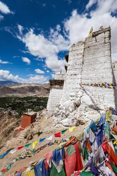 Palacio Leh Provincia Ladakh Himalaya Indio —  Fotos de Stock