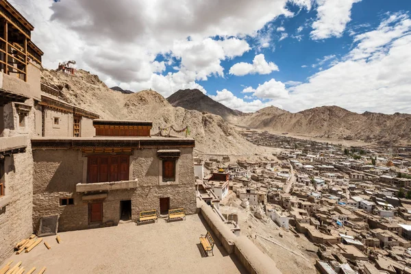 Palacio Leh Provincia Ladakh Himalaya Indio —  Fotos de Stock