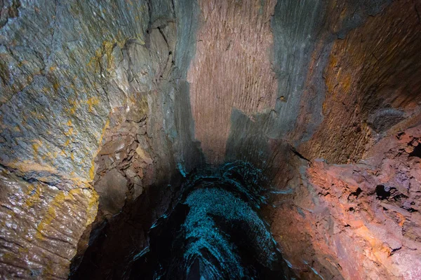 Dentro Del Volcán Cámara Magma Thrihnukagigur Islandia —  Fotos de Stock