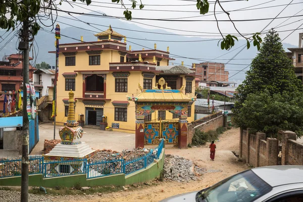 Kathmandu Nepal Mai Straße Von Kathmandu 2016 Kathmandu Nepal Straßenansicht — Stockfoto