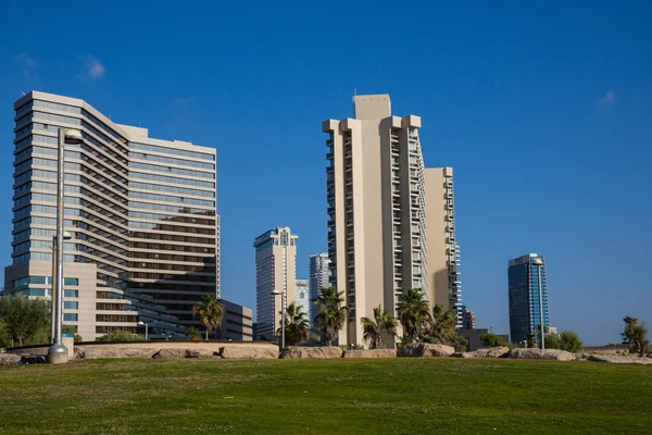 Vista Panorâmica Férias Bela Cidade Tel Aviv Israel — Fotografia de Stock