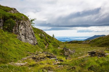 Ulriken tepesine peyzaj