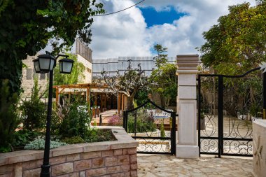Doğal görünümü şehrin güzel Jerusalem, İsrail
