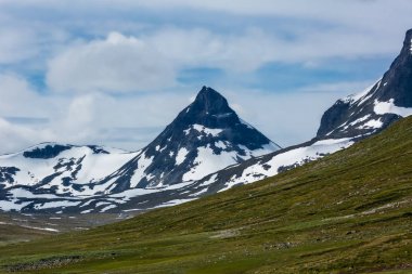 güzel manzara Milli Parkı Jotunheimen, Norveç