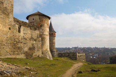 Ukrayna'nın batısında Kamianets-Podilskyi Kalesi