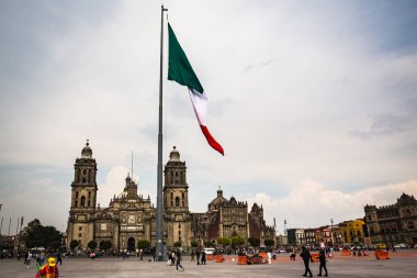 Mexico city, Meksika'nın Caddesi'nin doğal görünümü