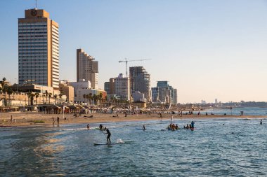 tatil doğal görünümünü şehirde güzel Tel Aviv, İsrail
