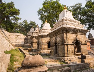 Kathmandu Pashupatinath Tapınağı. Nepal.