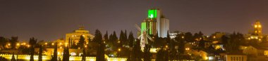 Doğal görünümü şehrin güzel Jerusalem, İsrail