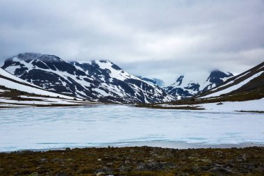 güzel manzara Milli Parkı Jotunheimen, Norveç