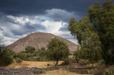 Teotihucan, Meksika eski aztek piramitleri