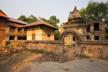 Kathmandu Pashupatinath Tapınağı. Nepal.