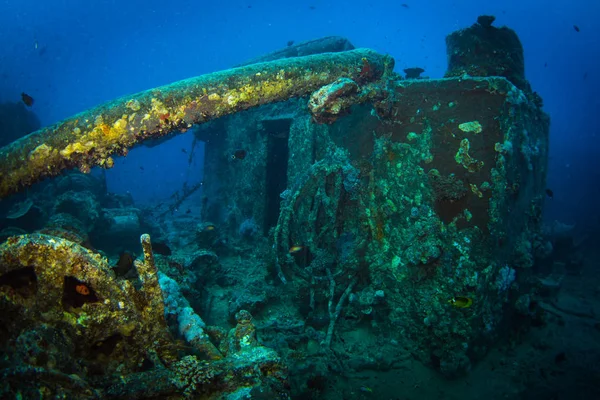 Britse Militair Vervoer Schip Gezonken Tijdens Rode Zee Egypte — Stockfoto