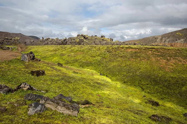 Landmannalaugavegur 아이슬란드에서 파노라마 — 스톡 사진