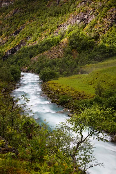 雄大な川ノルウェー グランドティトン国立公園 — ストック写真