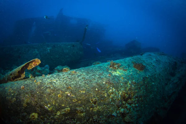 Britse Militair Vervoer Schip Gezonken Tijdens Rode Zee Egypte — Stockfoto