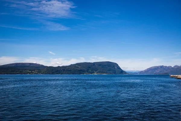 Fjord Van Noorwegen Zomer — Stockfoto