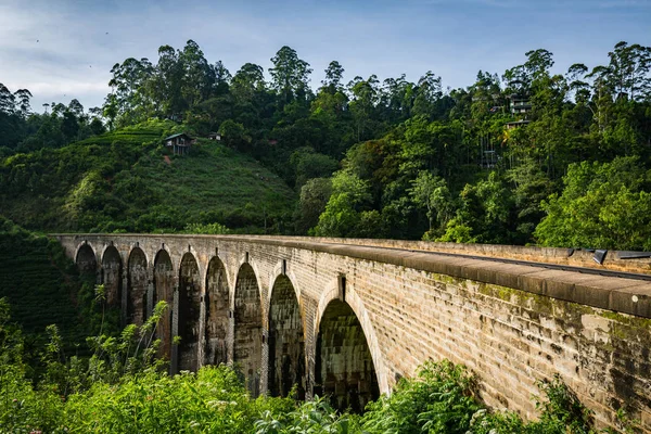 Neun Bogen Brücke Sri Lanka Gebirge — Stockfoto