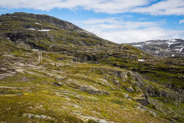 Trolltunga 트랙에 노르웨이 — 스톡 사진