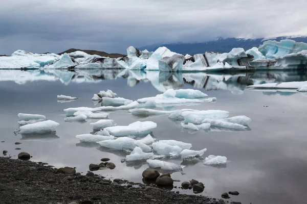 Ledovce Laguně Ledovce Islandu — Stock fotografie