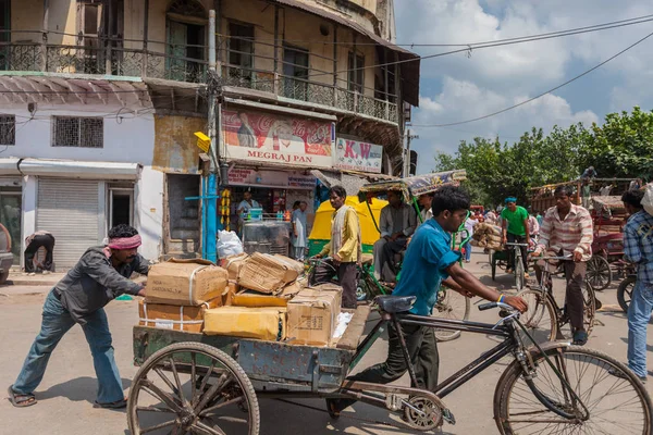 Chaos Indian Capital City Delhi — Stock Photo, Image