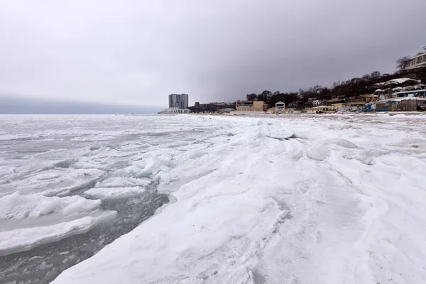 Anticiclone Freddo Sulla Costa Della Crimea — Foto Stock