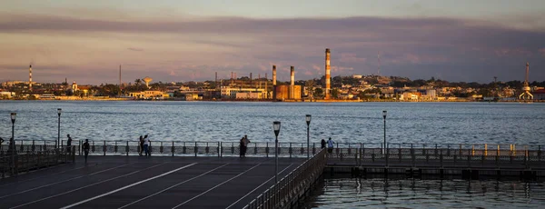 Habana Kuba Januari Malecon Kajen Januari 2018 Habana Kuba Malecon — Stockfoto