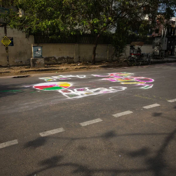 Agra India Marzo Celebración Holi Marzo 2018 Agra India Gente —  Fotos de Stock