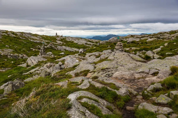 Die Landschaft Des Gipfels Von Ulriken — Stockfoto