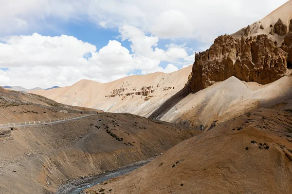 Himalayalar, güzel dağ manzarası il Ladakh, Hindistan
