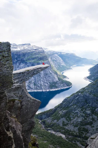 Geweldig Uitzicht Canyon Noorwegen — Stockfoto