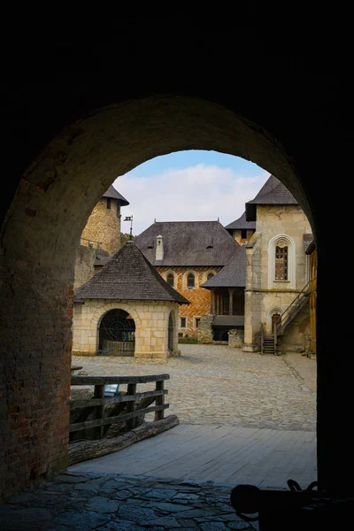 Forteresse Khotyn Sur Les Rives Rivière Dniester Ukraine — Photo