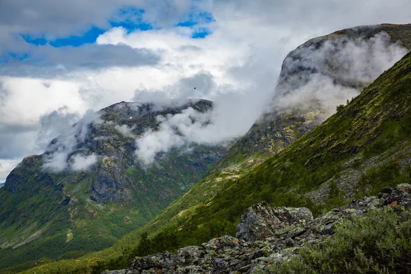 Norveç Milli Parkı Jotunheimen güzel manzara
