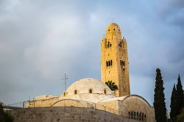 Γραφική Θέα Από Την Όμορφη Πόλη Της Ιερουσαλήμ Ισραήλ — Φωτογραφία Αρχείου