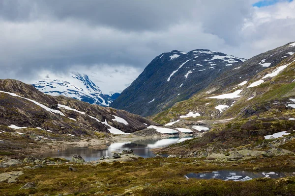 Piękne Krajobrazy Parku Narodowego Jotunheimen Norwegia — Zdjęcie stockowe