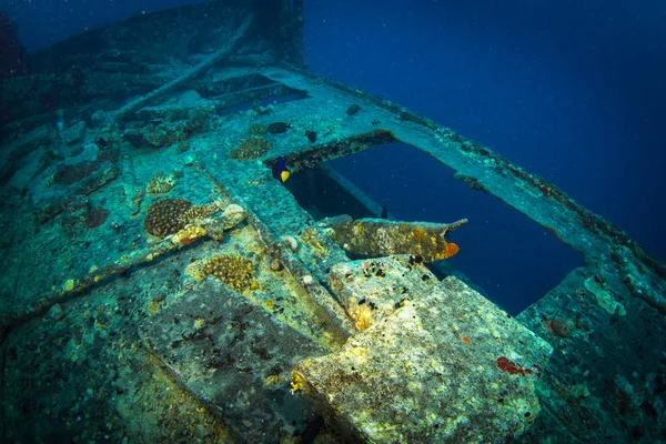 Britse Militair Vervoer Schip Gezonken Tijdens Rode Zee Egypte — Stockfoto