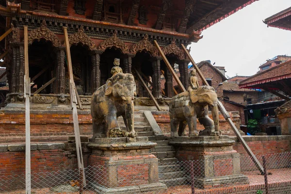 Подорожі Через Непал Пам Ятки Денний Час Вид Архітектури Будівель — стокове фото