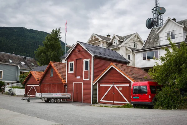 ソンダル ノルウェー ソンダル ノルウェー ノルウェーの家 — ストック写真