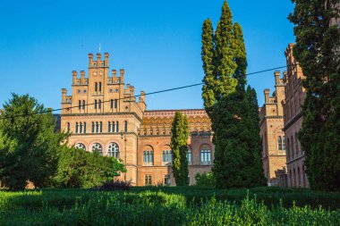 Ukrayna'da güzel Chernivtsi Ulusal Üniversitesi binası