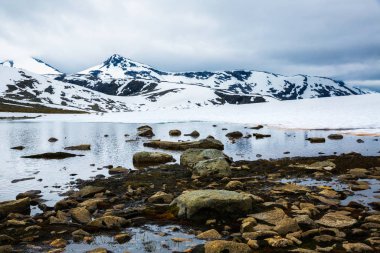 güzel manzara Milli Parkı Jotunheimen, Norveç